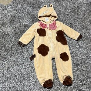 MINIBASIX Cow/ Horse Costume Zip Front Size 9 16-18 Lbs Vintage 2007